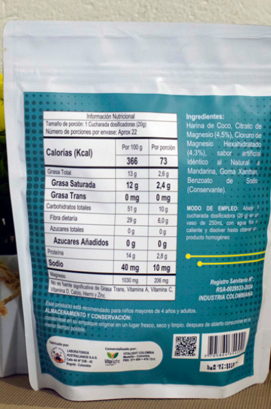 citrato polvo trasera